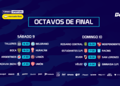 Cronograma de partidos para el inicio de los playoffs.