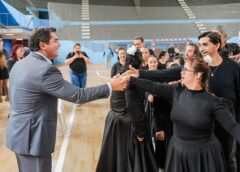 El gobernador participó de la apertura del Panamericano de Futsal de Sordos.