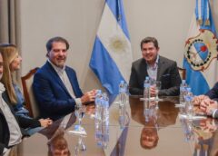 El gobernador Orrego recibió al economista Claudio Zuchovicki