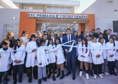 Orrego inauguró en Chimbas una nueva escuela y un ENI para fortalecer la educación pública