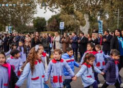 Santa Lucía celebró el 25 de Mayo con el tradicional desfile de los jardines municipales