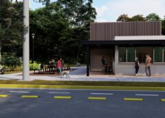Parque de Mayo: avanzan las obras que brindarán más servicios para toda la familia