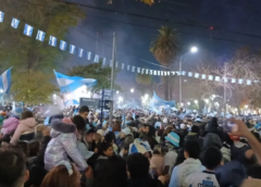 Miles de sanjuaninos festejaron el pase de Argentina a semifinales: hubo 18 detenidos