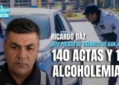 Controles de tránsito en San Juan: labraron más de 140 actas y detectaron 19 alcoholemias