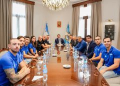 Orrego recibió los jugadores que participaron de los World Skate Games Paraguay 2026